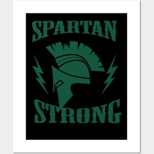 spartan strong Posters and Art